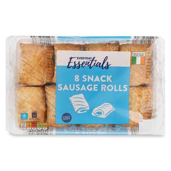 Snack Sausage Rolls 288g 8 Pack Everyday Essentials | ALDI.IE