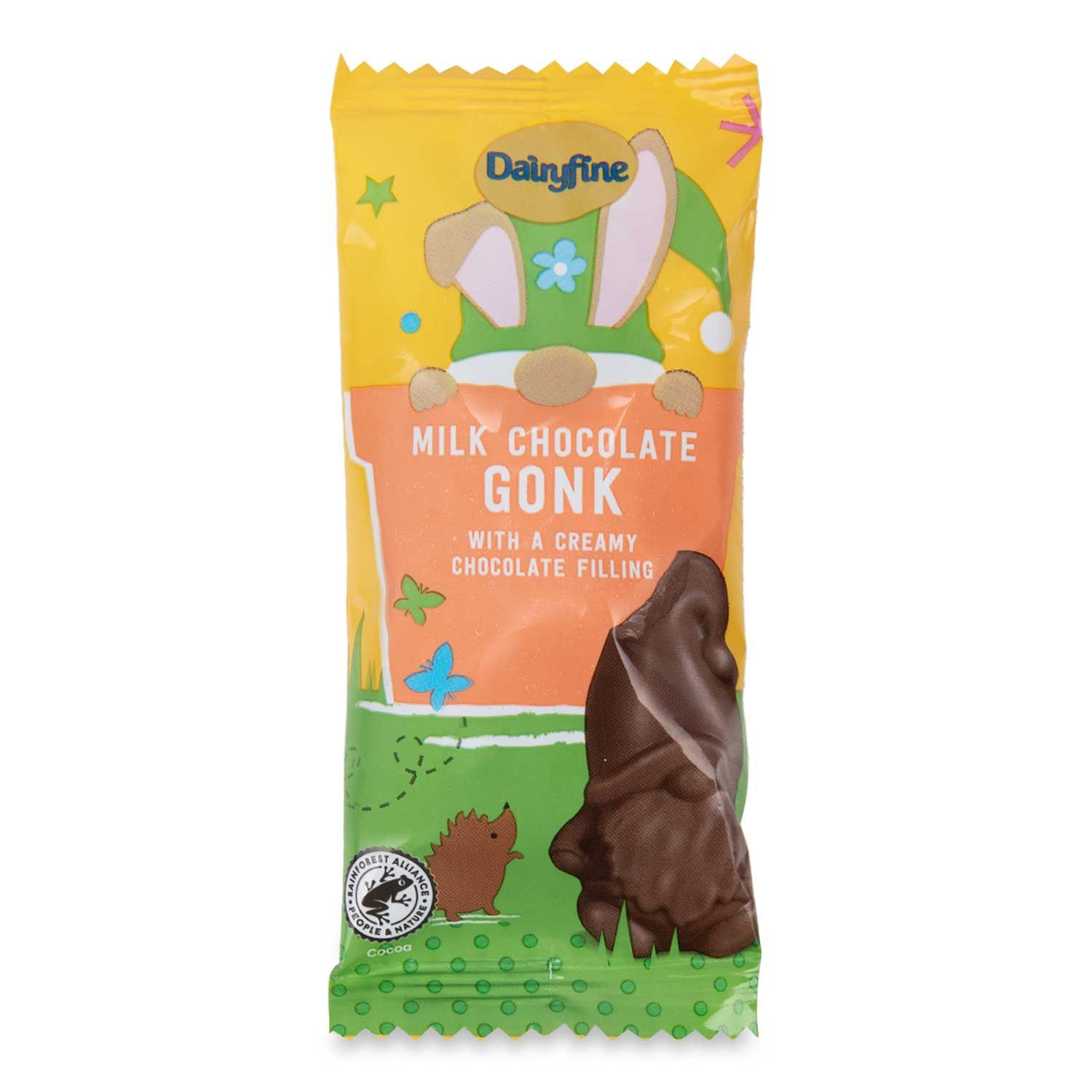 Milk Chocolate Gonk With A Creamy Chocolate Filling 30g Dairyfine | ALDI.IE