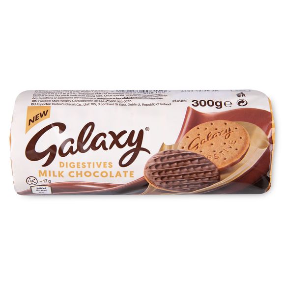 Digestives Milk Chocolate 300g Galaxy | ALDI.IE