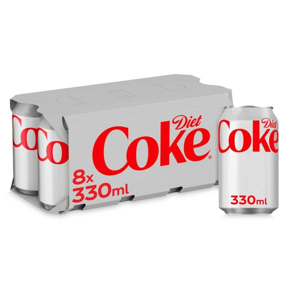 8 X 330ml Diet Coke Aldiie 3505