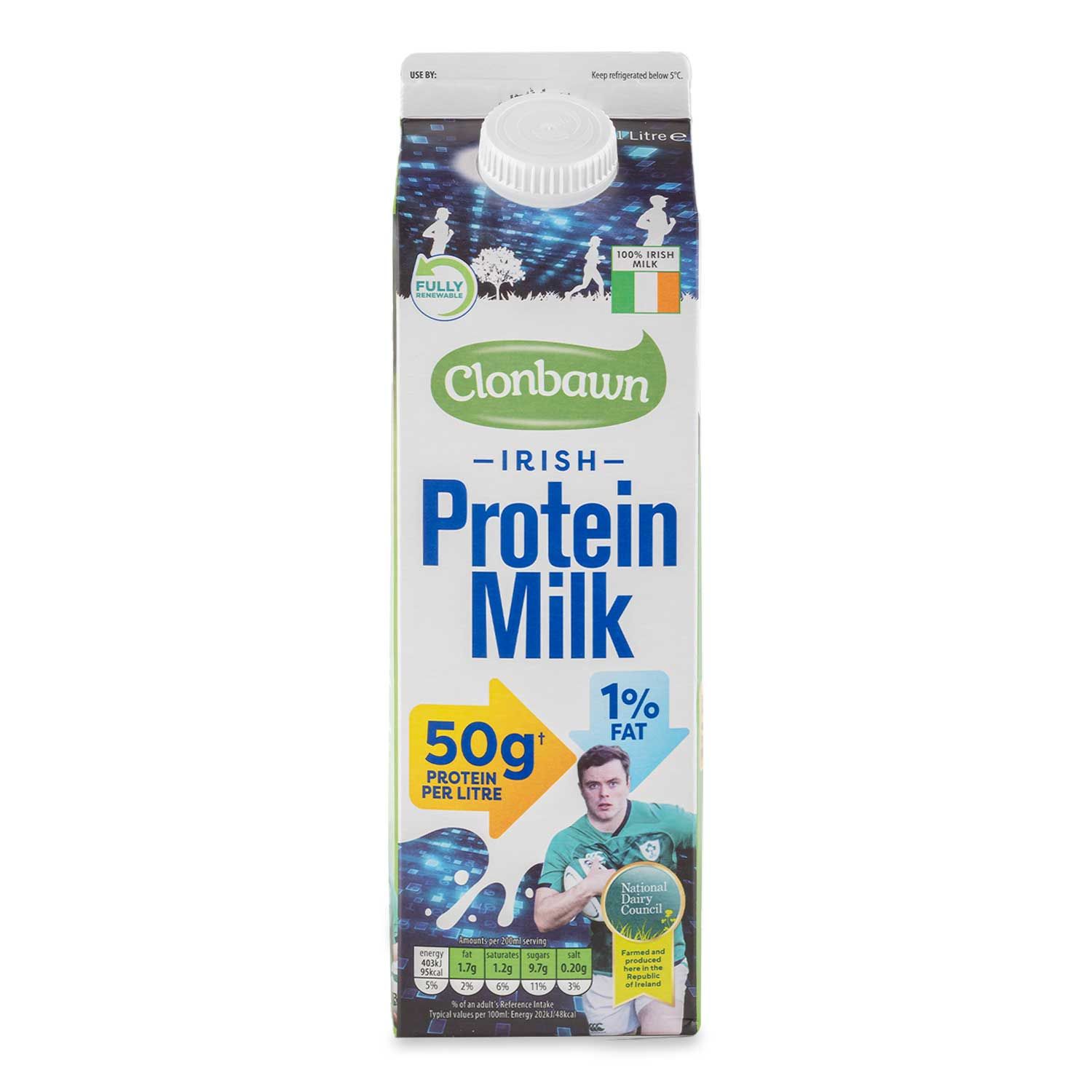 Irish Protein Milk 1% Fat 1l Clonbawn | ALDI.IE