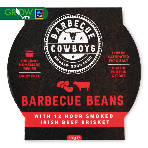 Pulled Pork With BBQ Beans 350g Barbecue Cowboys | ALDI.IE