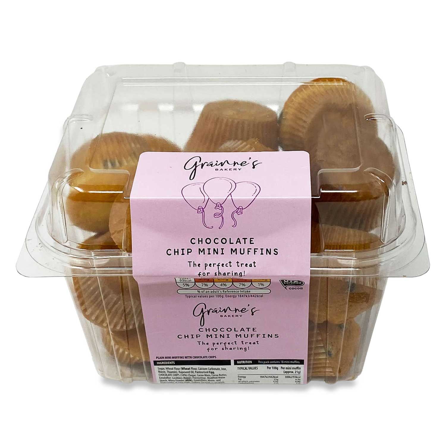 Chocolate Chip Mini Muffins 375g 18 Pack Gráinne S Tea Room Aldi Ie