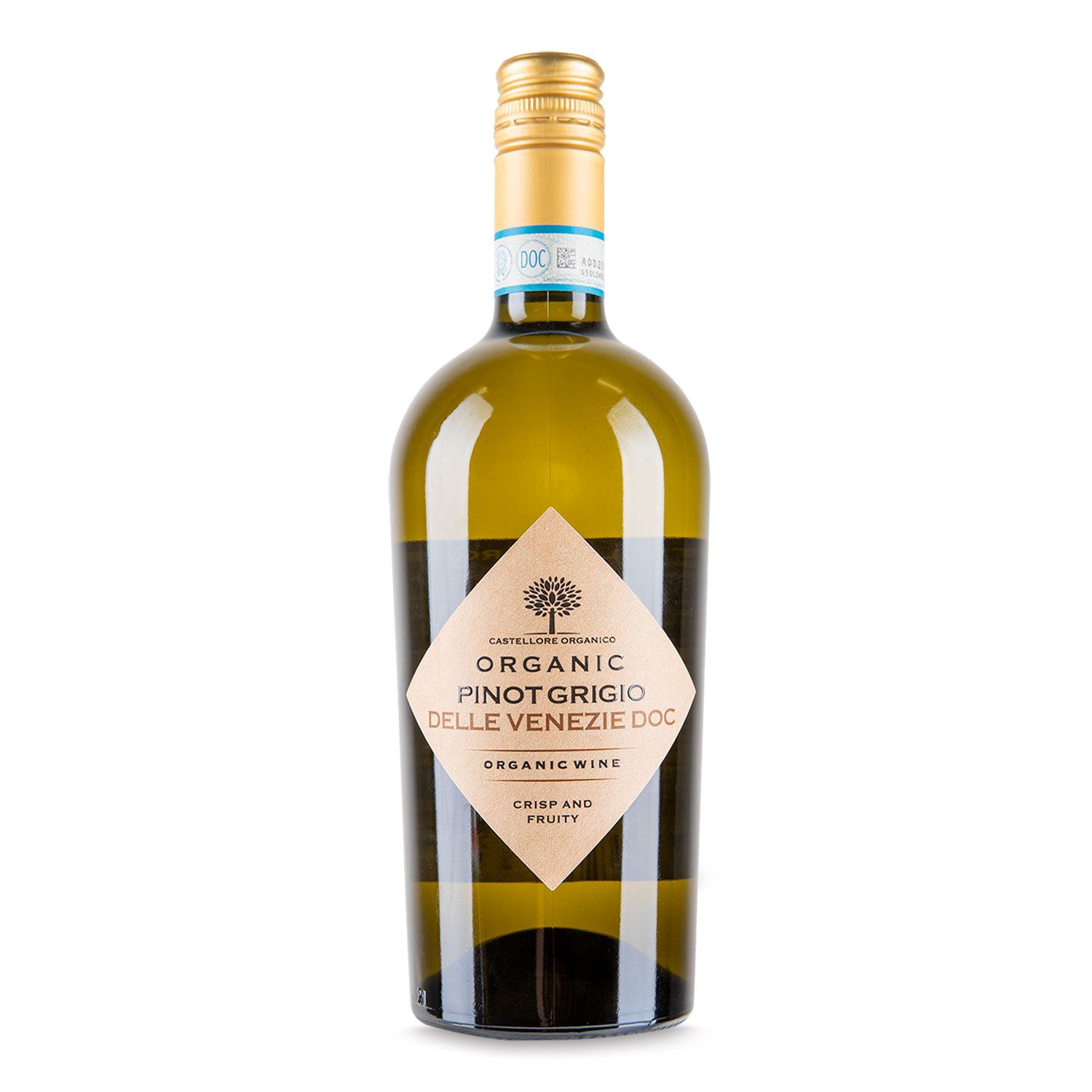 Organic Pinot Grigio 75cl Castellore 