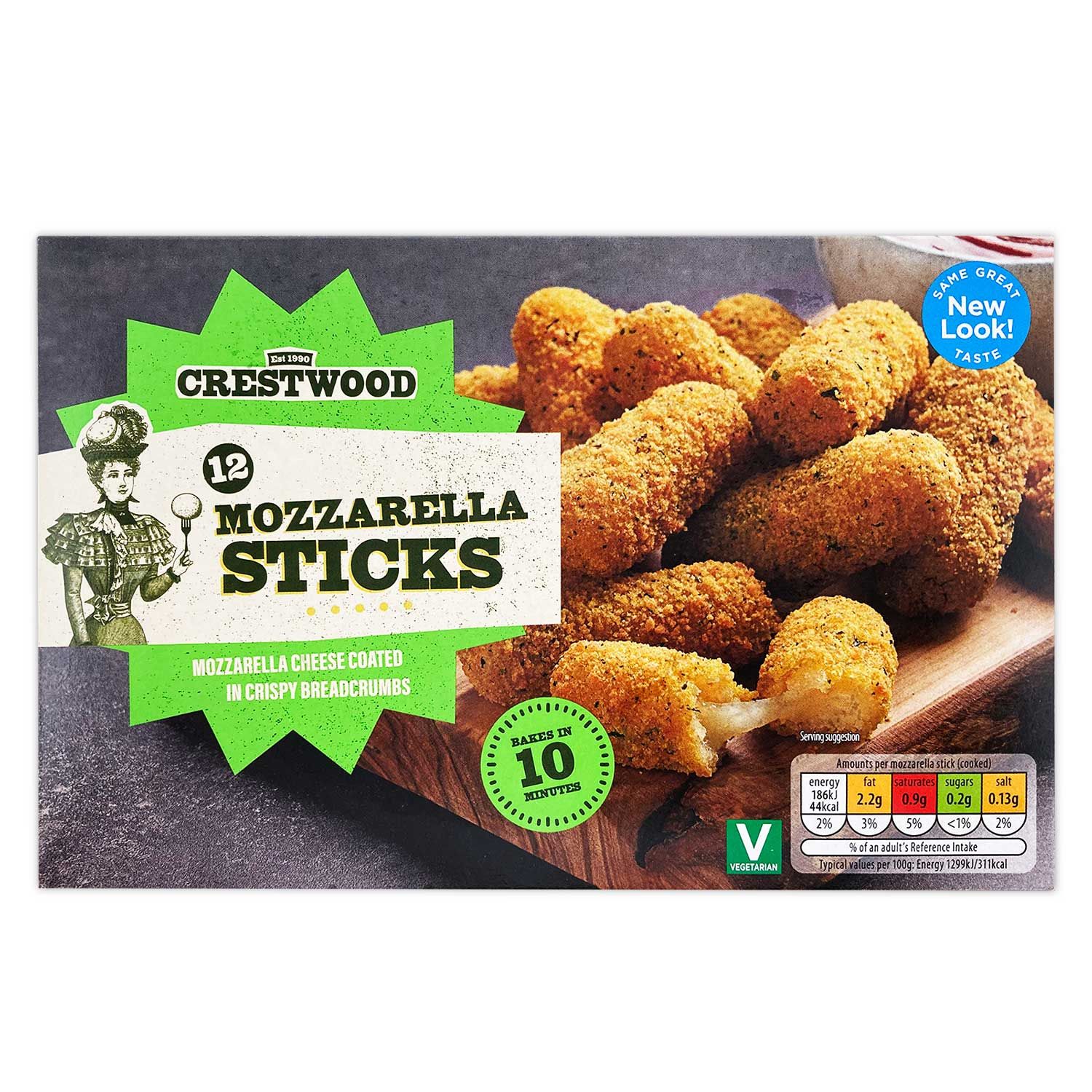 Mozzarella Sticks 180g Crestwood Aldiie