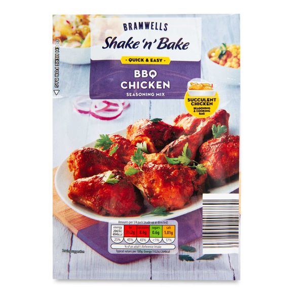 Shake 'N' Bake BBQ Chicken Seasoning Mix 19g Bramwells ALDI.IE