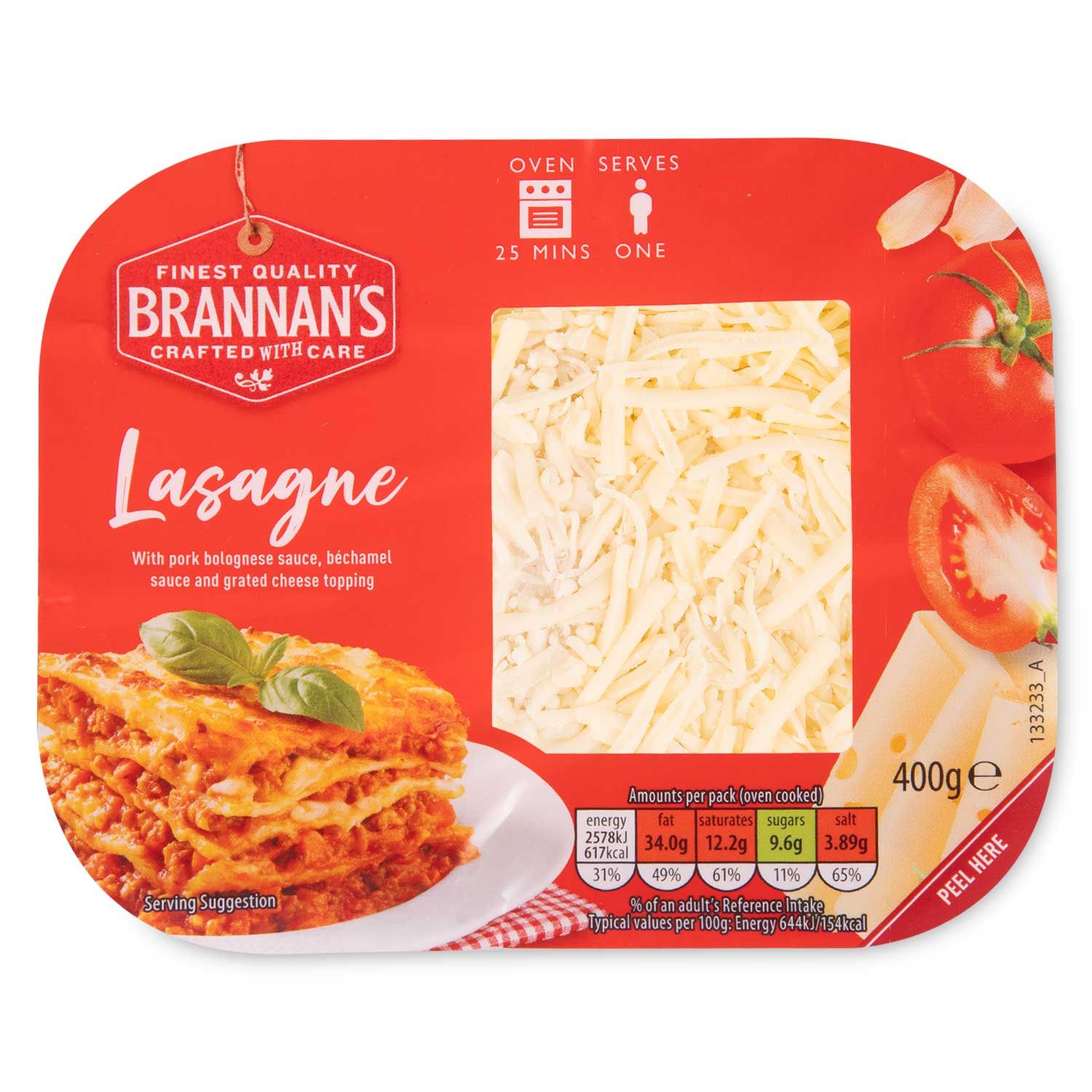 Lasagne 400g Brannan's | ALDI.IE