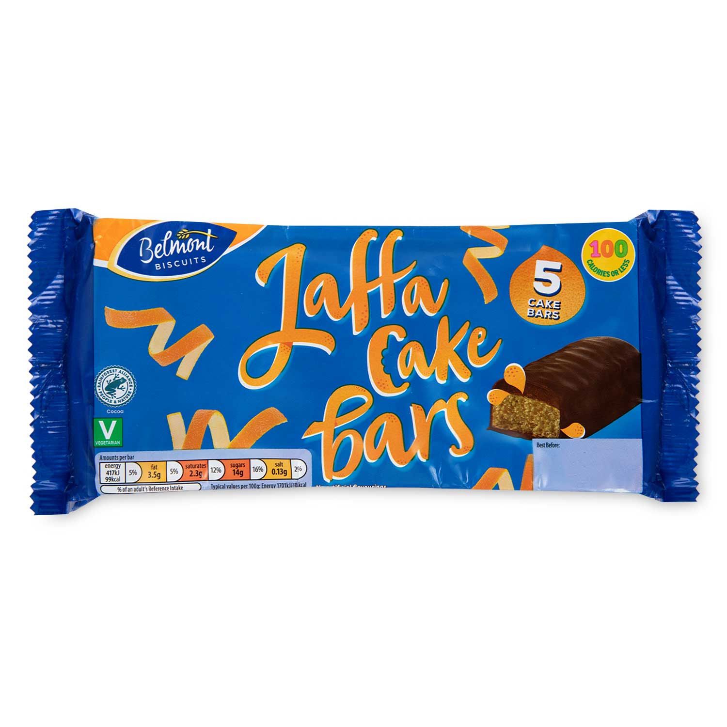 Jaffa Cake Bars 122.5g 5 Pack Belmont | ALDI.IE