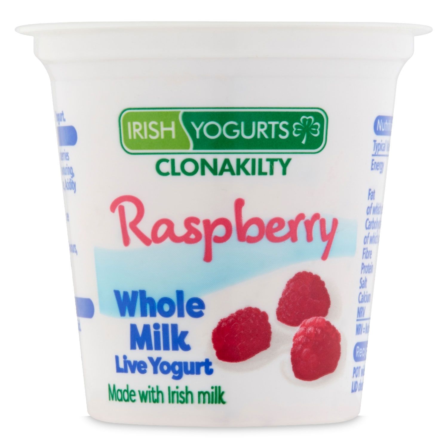 Clonakilty Raspberry Whole Milk Live Yogurt 125g Irish Yogurts | ALDI.IE