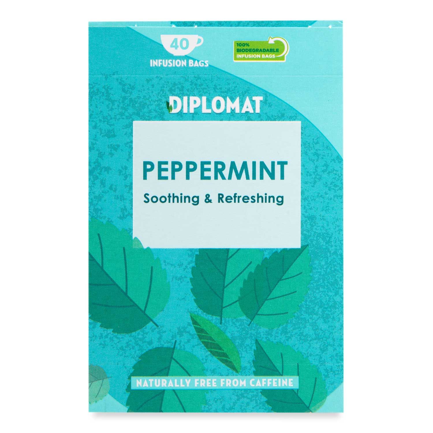 Peppermint Infusion Tea Bags 60g 40 Pack Diplomat Aldiie