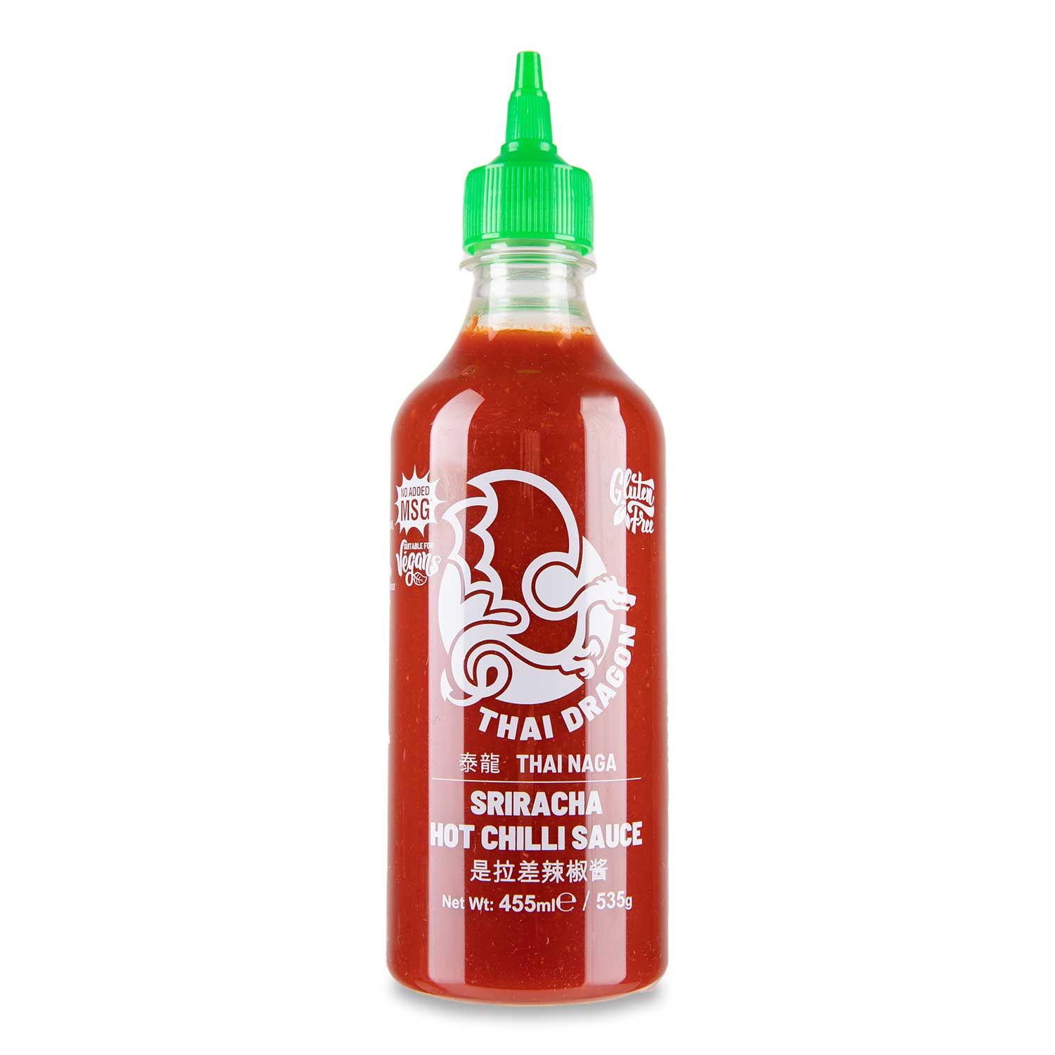 Sriracha Hot Chilli Sauce 455ml Thai Dragon Aldi Ie