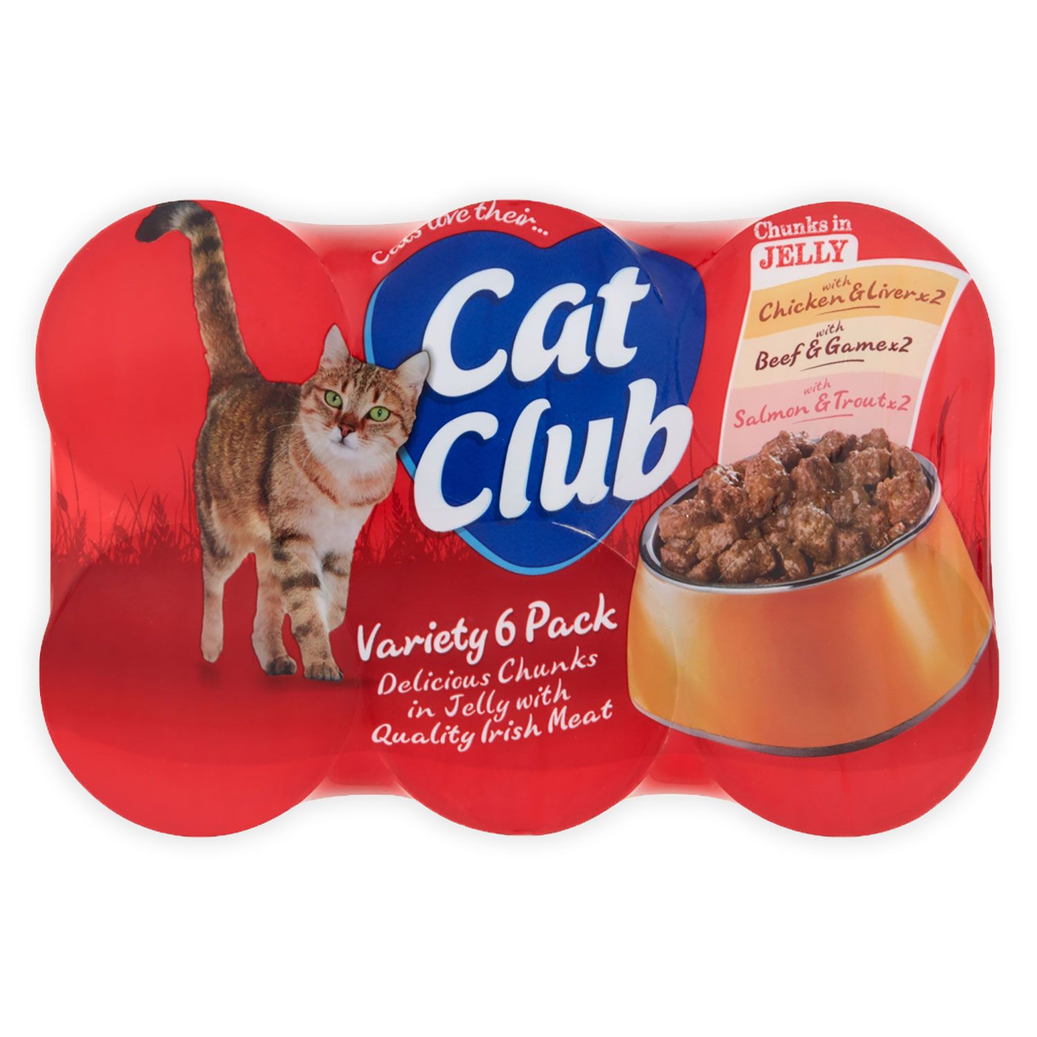 Chunks In Jelly Variety Pack 6x400g Cat Club | ALDI.IE