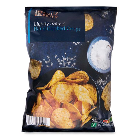 Lightly Sea Salted Hand Cooked Crisps 150g Specially Selected ALDI.IE