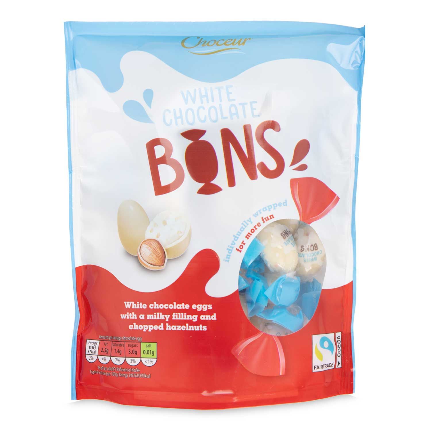 White Chocolate Bons 200g Choceur | ALDI.IE