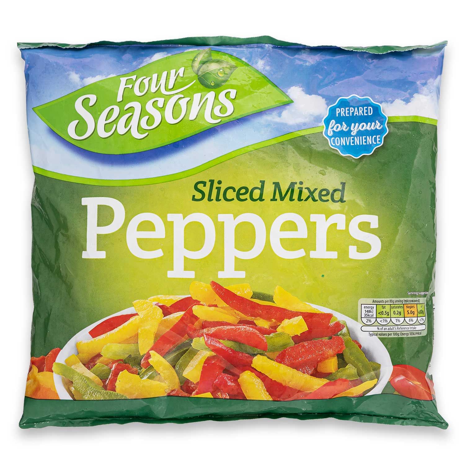 Sliced Mixed Peppers 500g Four Seasons Aldiie 