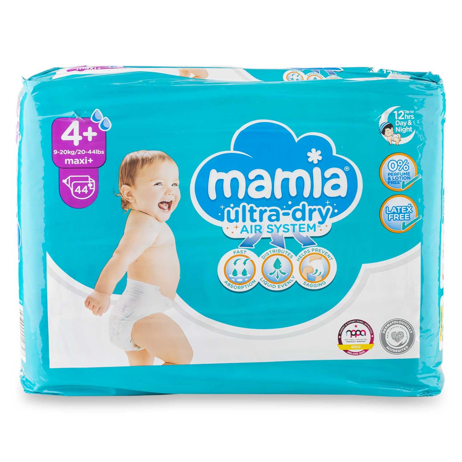 Air System Size 4+ Nappies 44 Pack Mamia ALDI.IE