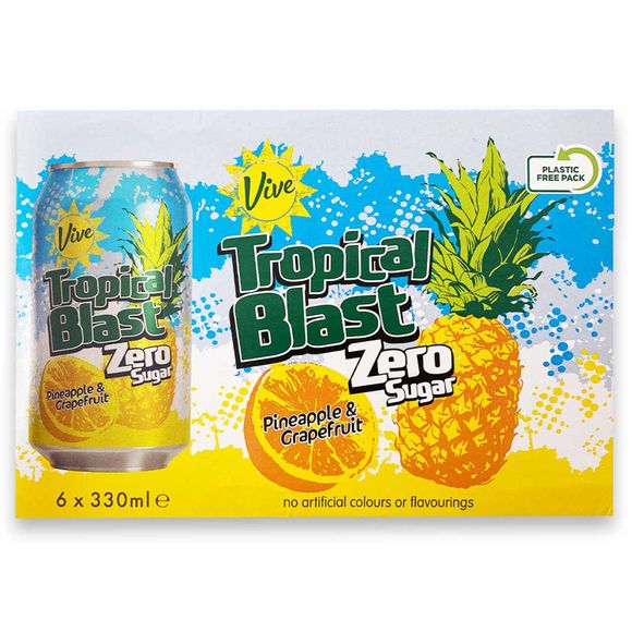 Tropical Blast Zero Sugar 6 Pack Vive Aldi Ie