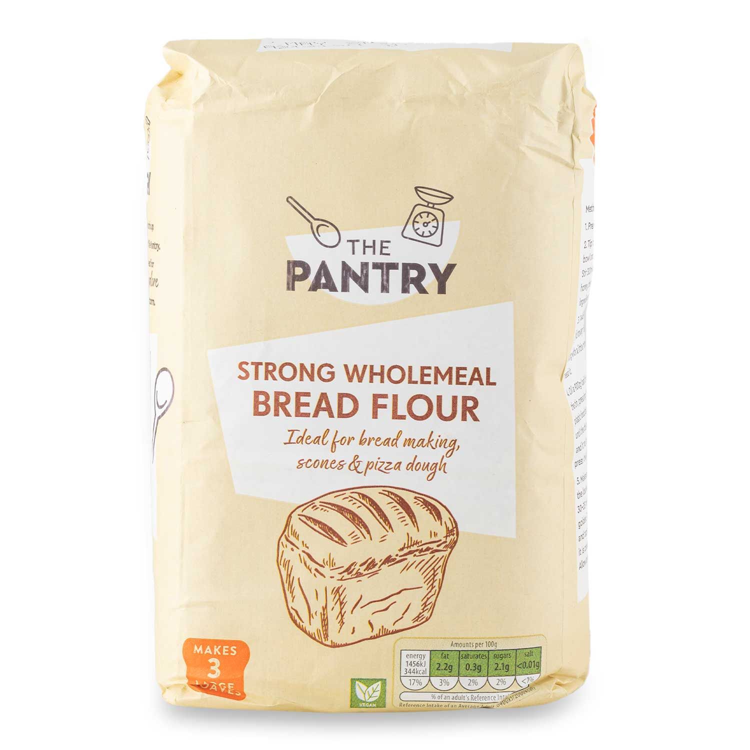 Strong Wholemeal Bread Flour 1.5kg The Pantry | ALDI.IE