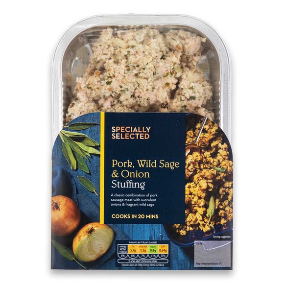 Pork, Wild Sage & Onion Stuffing 300g Specially Selected | ALDI.IE