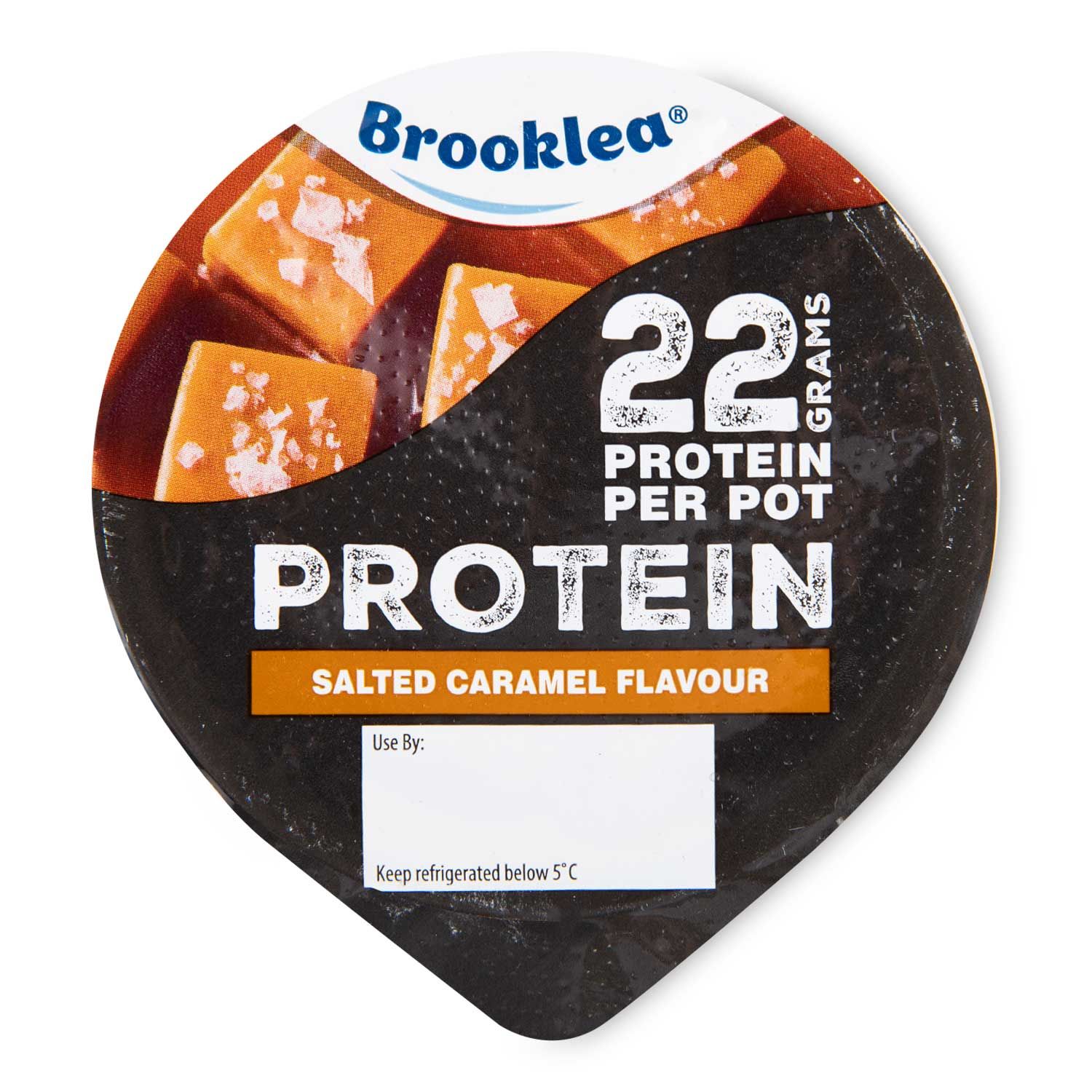 Salted Caramel Flavour Protein Pot 200g Brooklea Aldiie 9650