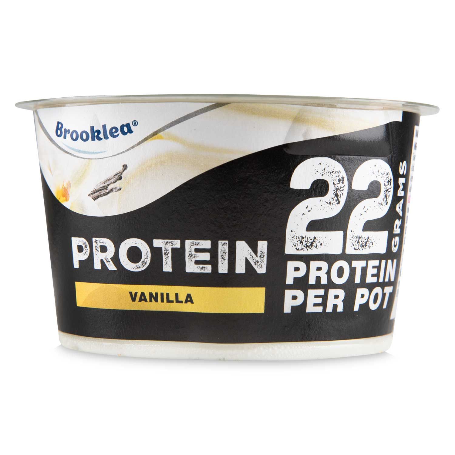 Vanilla Flavour Protein Pot 200g Brooklea Aldiie 3374