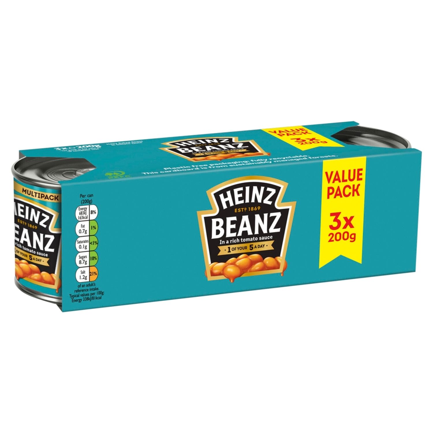 Beanz In A Rich Tomato Sauce 3 X 200g Heinz | ALDI.IE