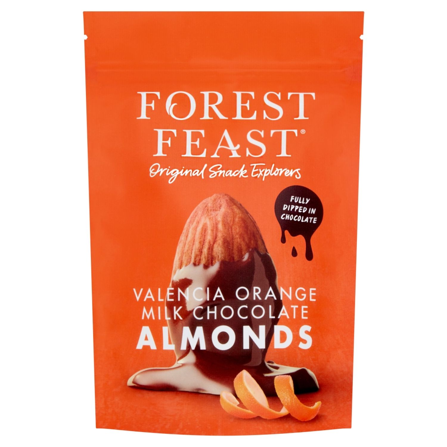 Valencia Orange Milk Chocolate Almonds 120g Forest Feast | ALDI.IE