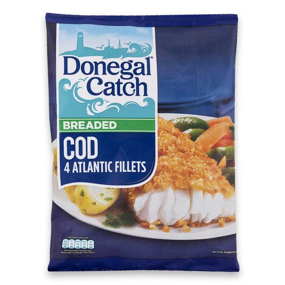 4 Breaded Cod Atlantic Fillets 400g Donegal Catch | ALDI.IE