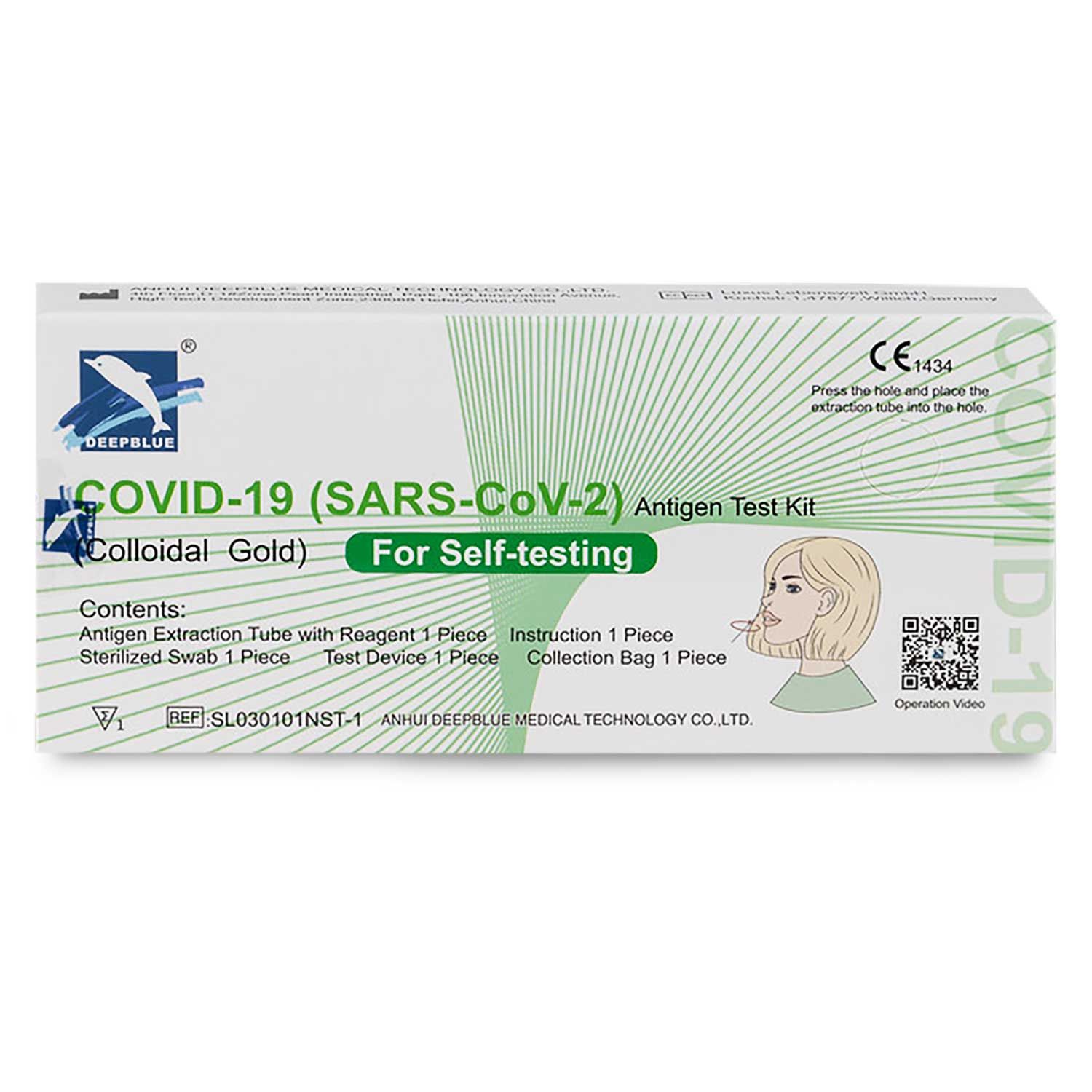 Covid-19 Sars-cov-2 Antigen Test Kit Each Deepblue | ALDI.IE