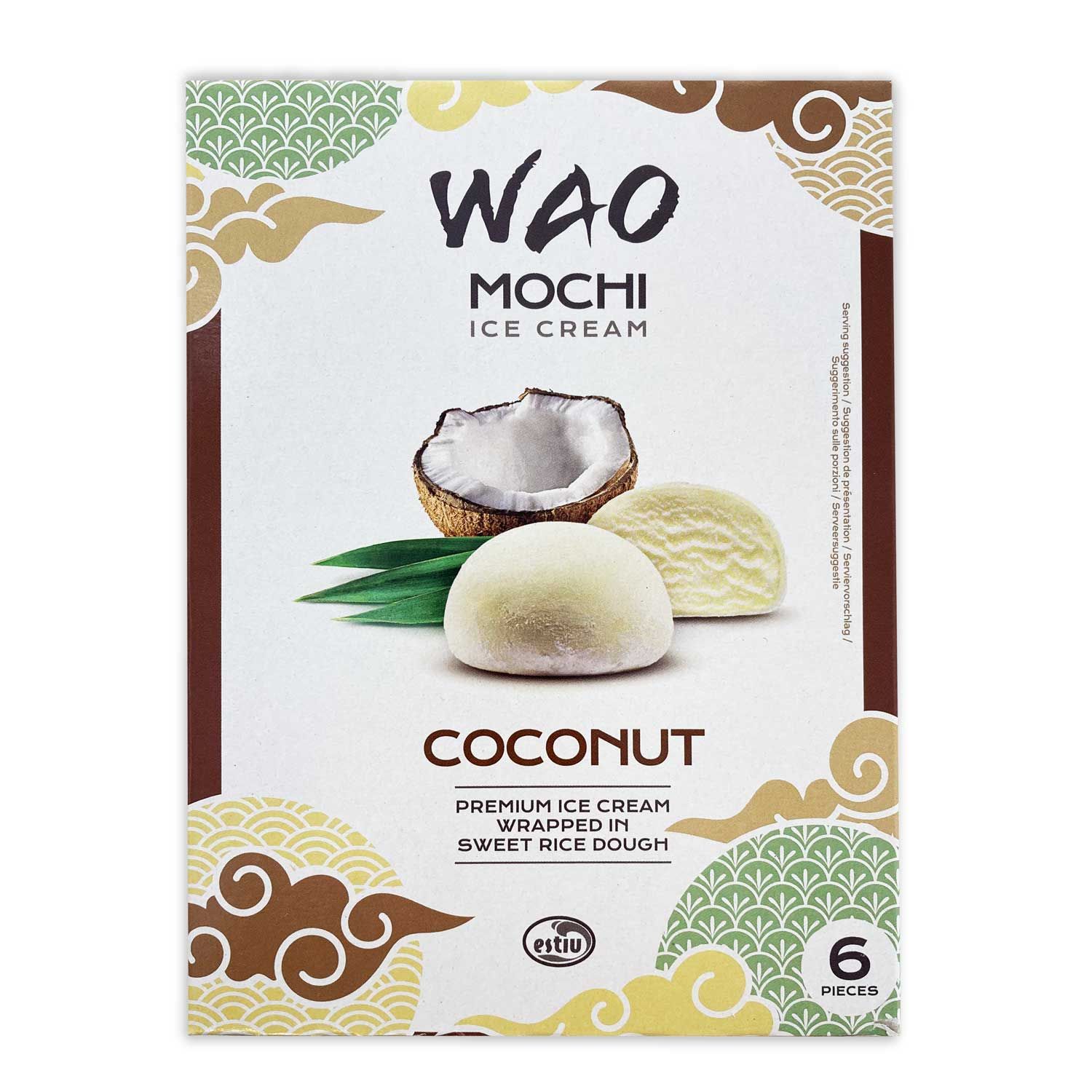 Ice Cream Coconut 216ml 6x36ml Wao Mochi Aldi Ie