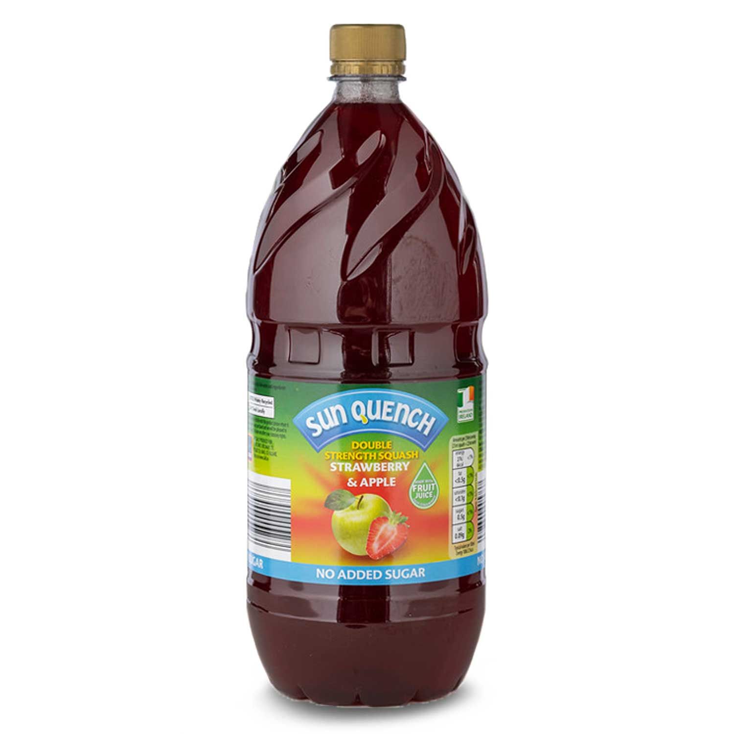 Double Strength Strawberry & Apple Squash 1.5l Sun Quench | ALDI.IE