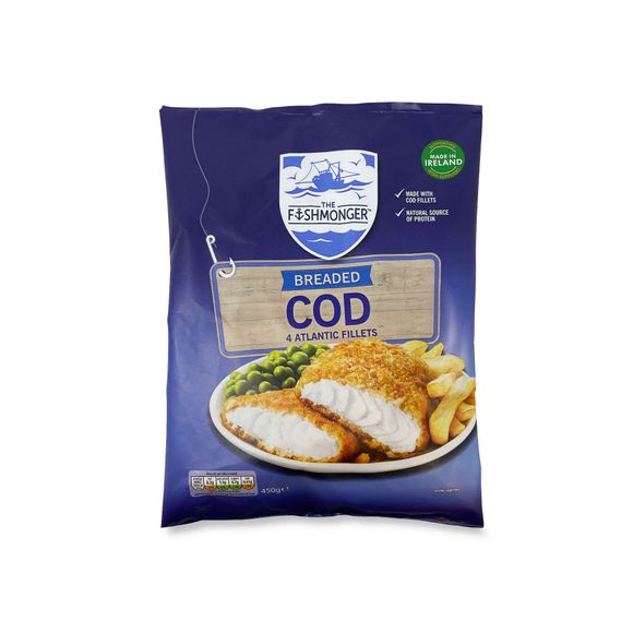 Breaded Cod 450g The Fishmonger | ALDI.IE