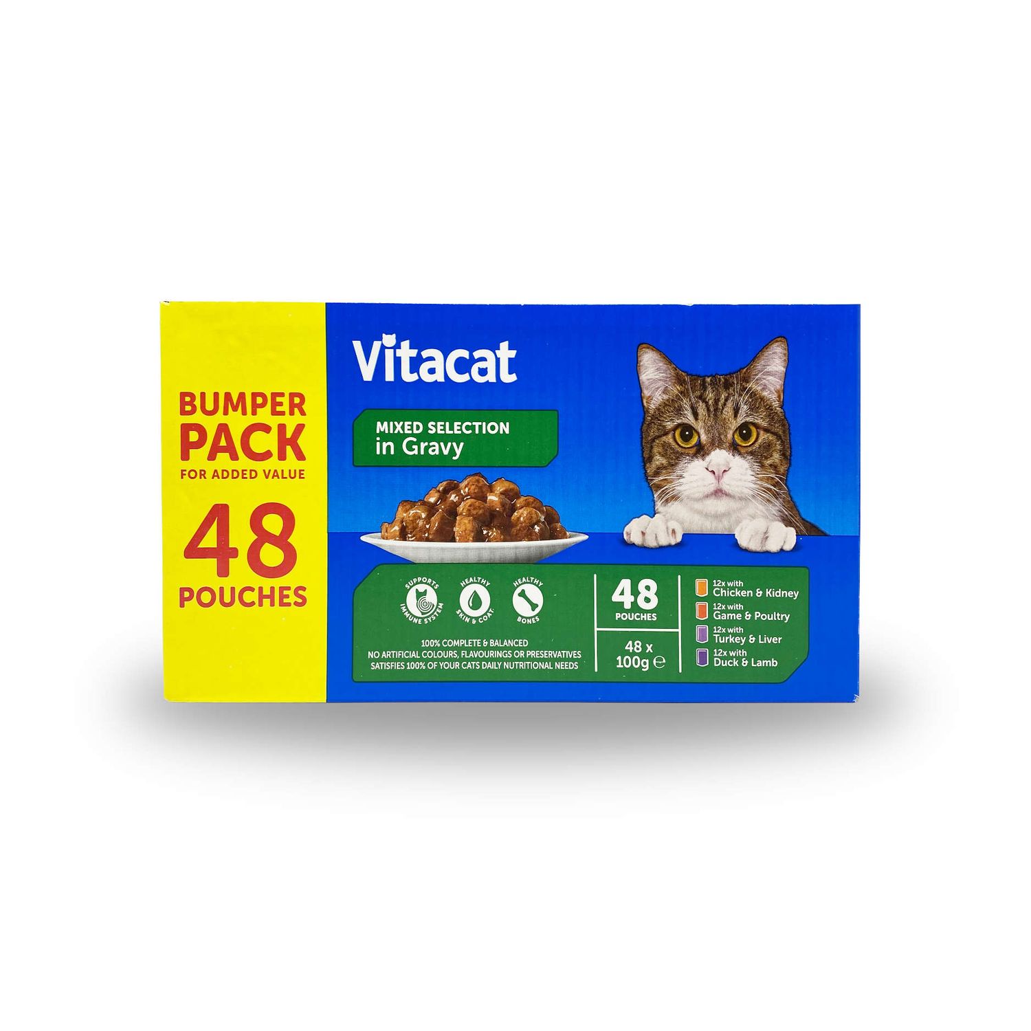 Cat Pouch Bumper Pack 100g Vitacat | ALDI.IE