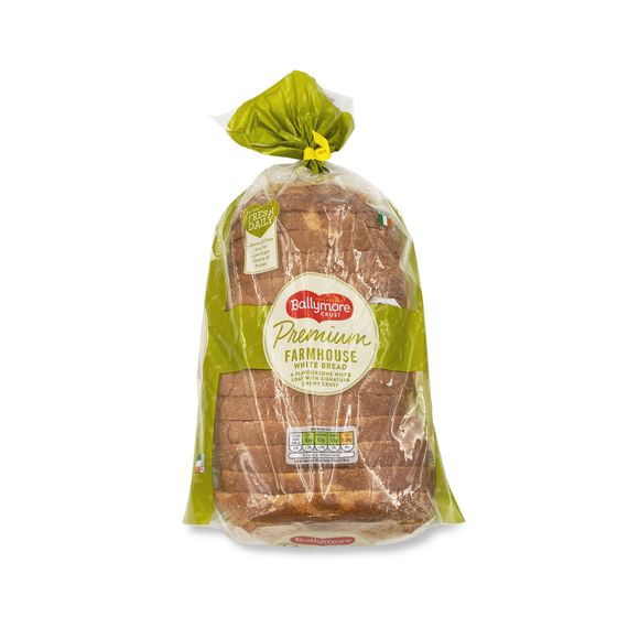 Premium White Farmhouse Loaf 600g Ballymore Crust | ALDI.IE