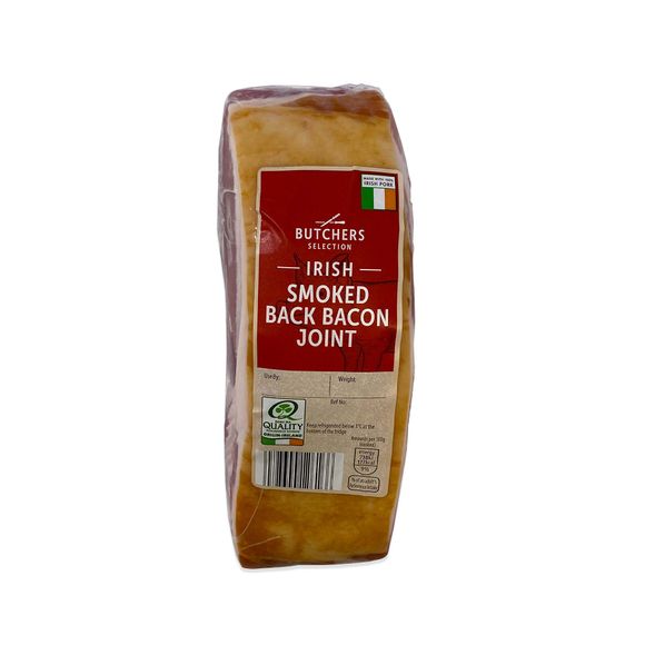 Irish Smoked Back Bacon Joint 700g Butcher S Selection Aldi Ie