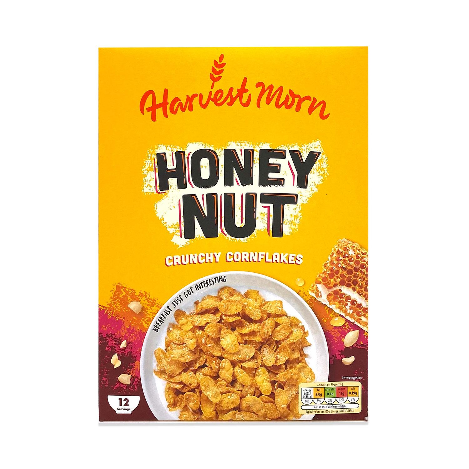 Honey Nut Crunchy Corn Flakes 500g Harvest Morn Aldi Ie