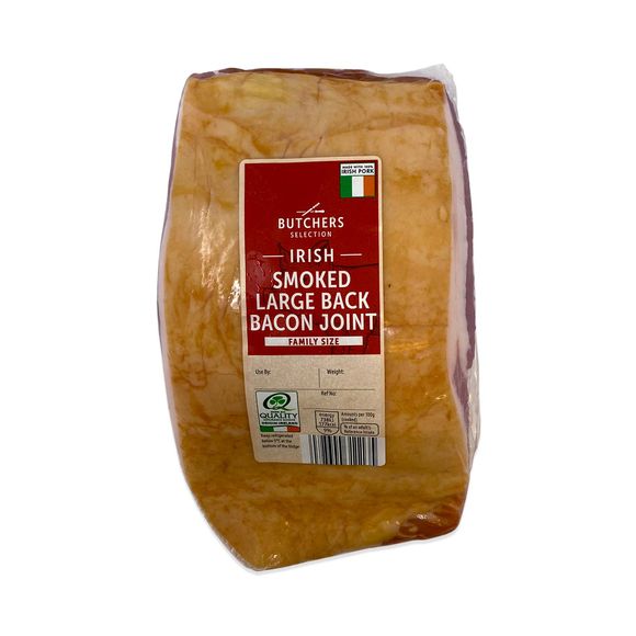 Irish Smoked Large Back Bacon Joint 1 15kg Butcher S Selection Aldi Ie