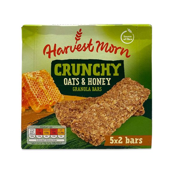 Crunchy Oats Honey Granola Bars 210g 5x42g Harvest Morn Aldi Ie