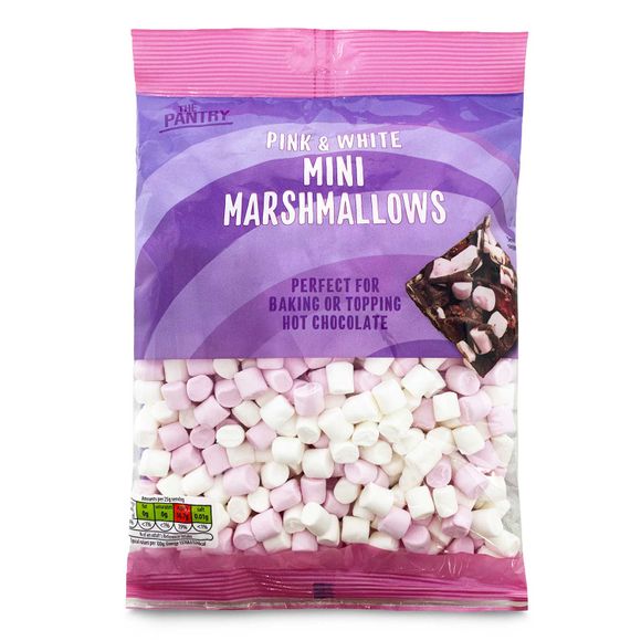 Pink & White Mini Marshmallows 180g The Pantry | ALDI.IE