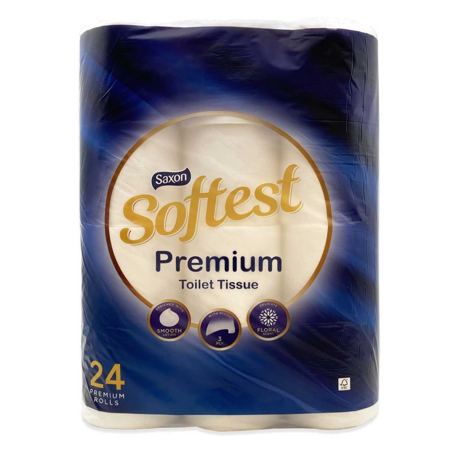 Saxon Premium Toilet Tissue 24 Rolls | ALDI