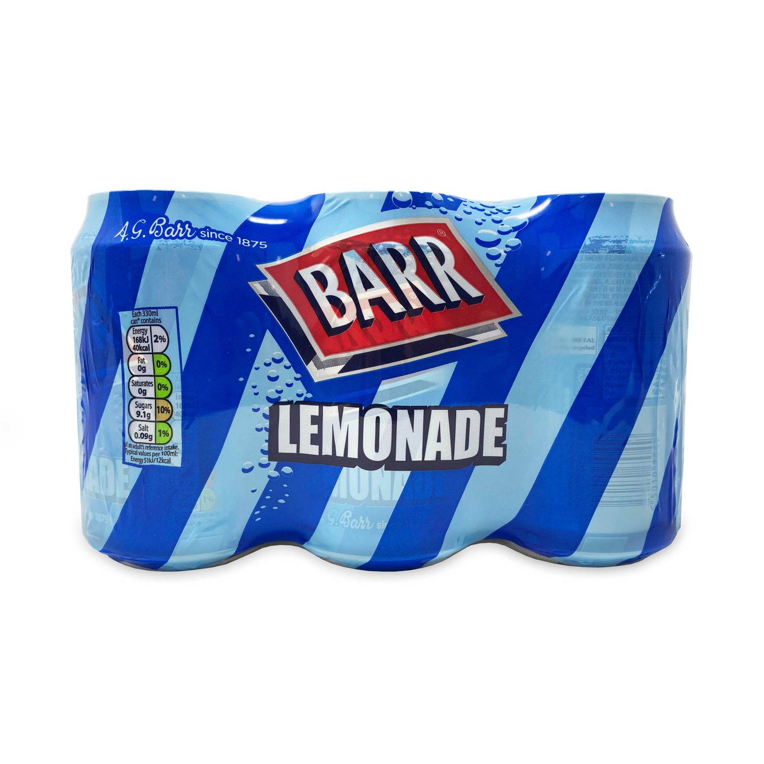 Barr Lemonade Cans 6 X 330ml ALDI