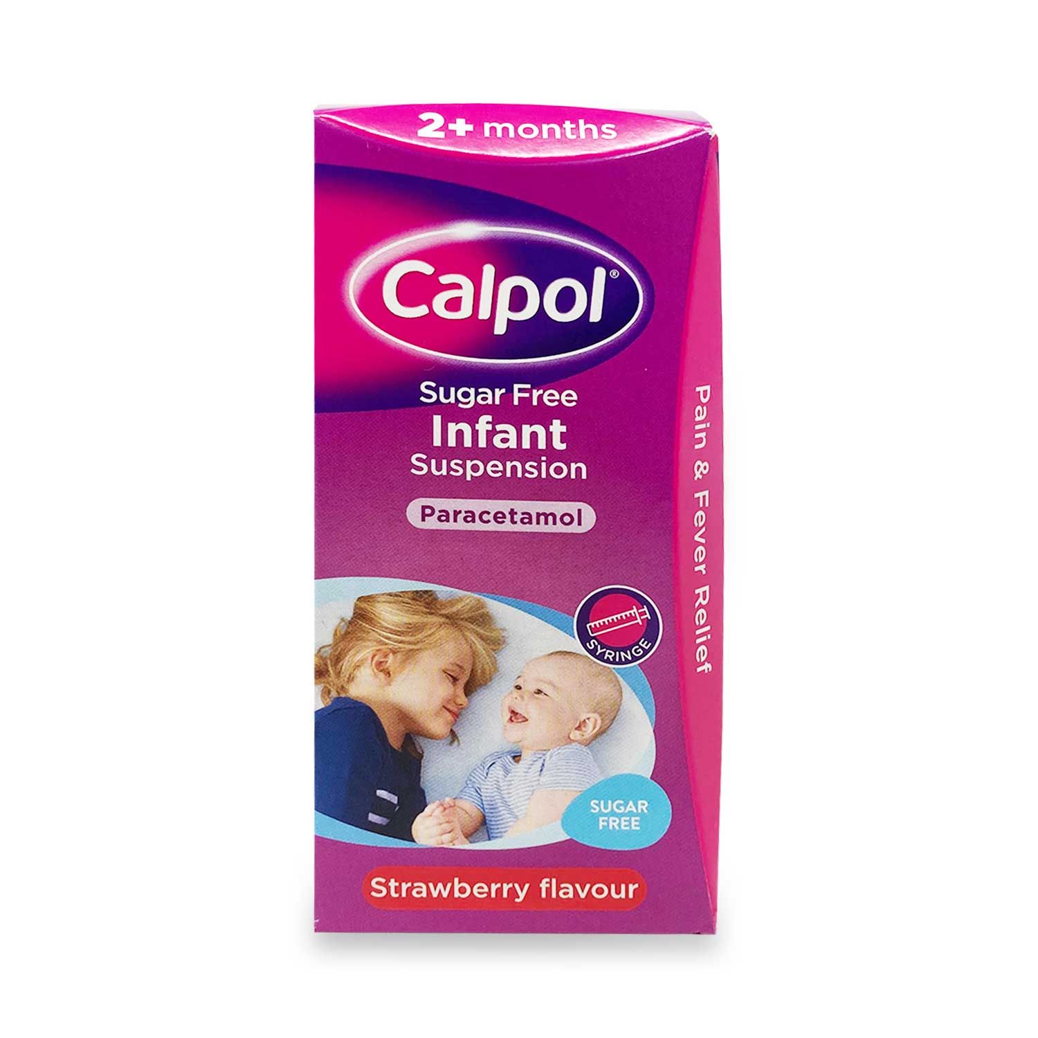 Calpol Sugar Free Infant Suspension, Paracetamol Medication, 2+ Months ...