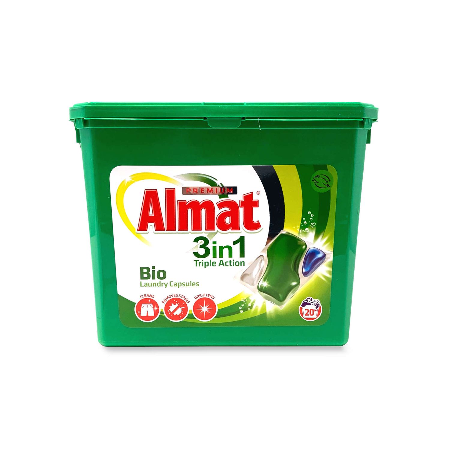 Almat Laundry Sachets 3 In 1 - Bio - 20 Washes 20 Pack | ALDI