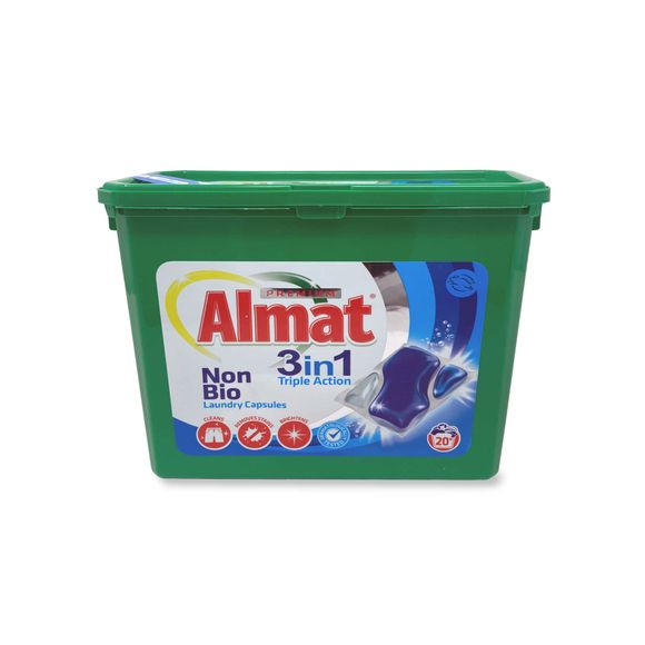 Almat Laundry Sachets 3 In 1 - Non Bio - 20 Washes 20 Pack | ALDI