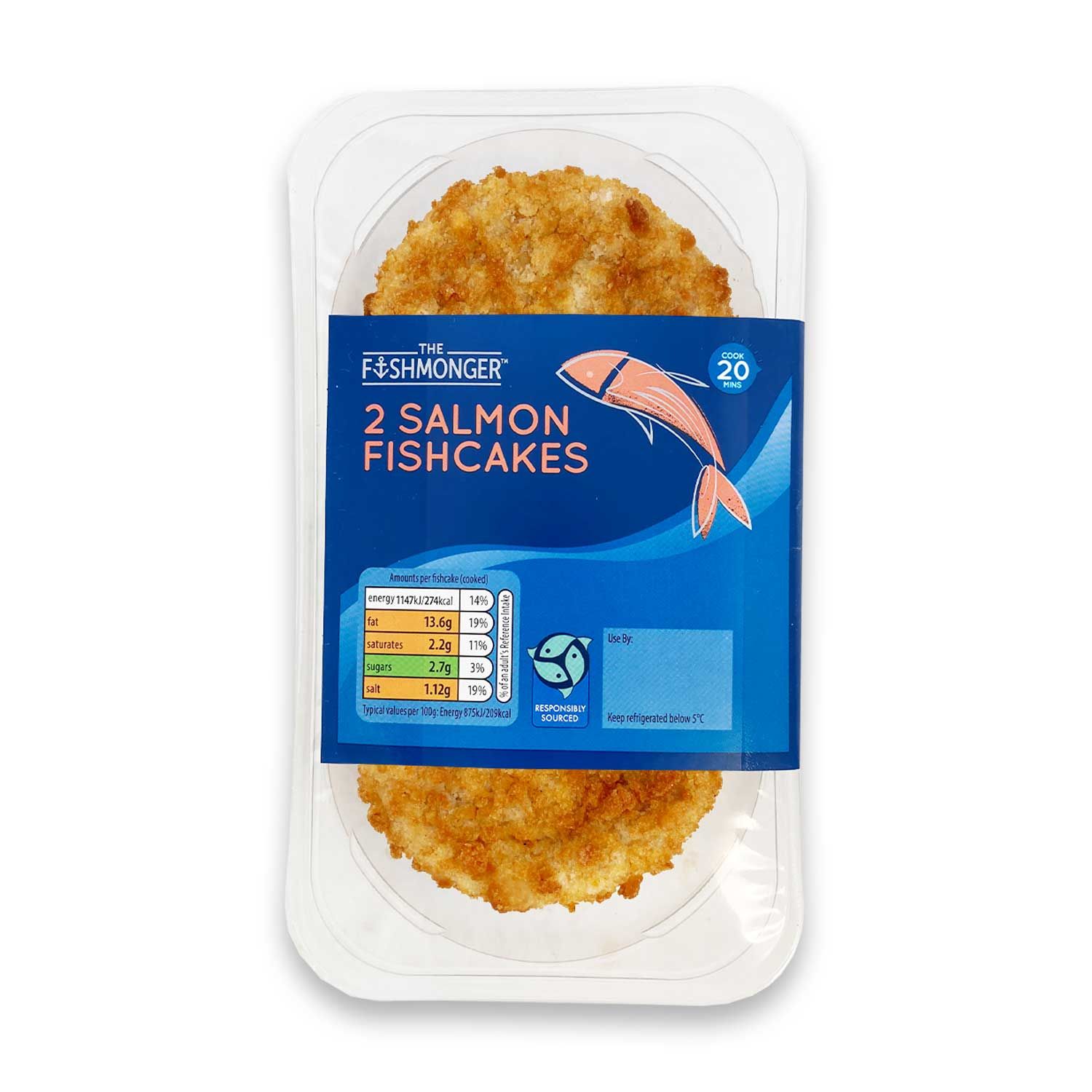 The Fishmonger Salmon Fishcakes 270g | ALDI