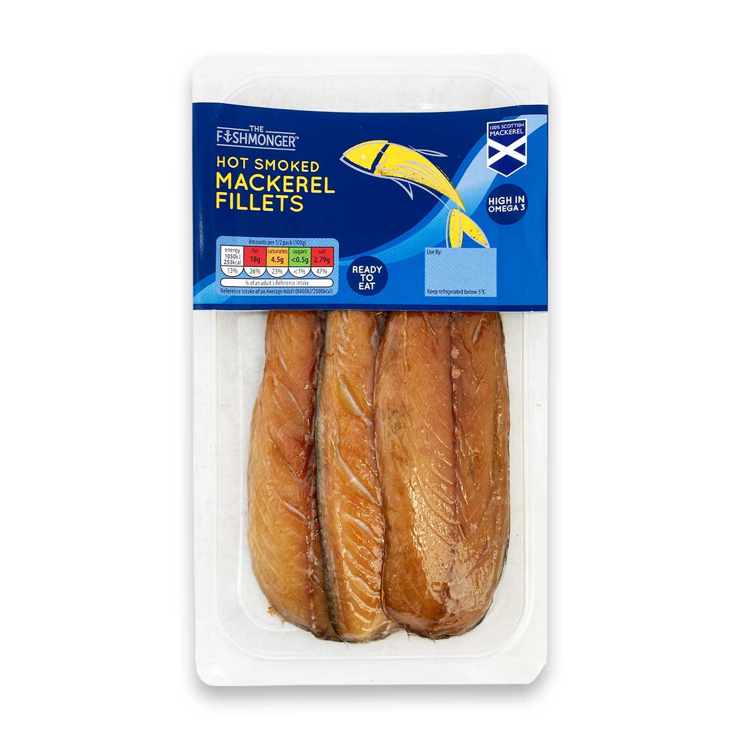 The Fishmonger Hot Smoked Mackerel Fillets 200g ALDI