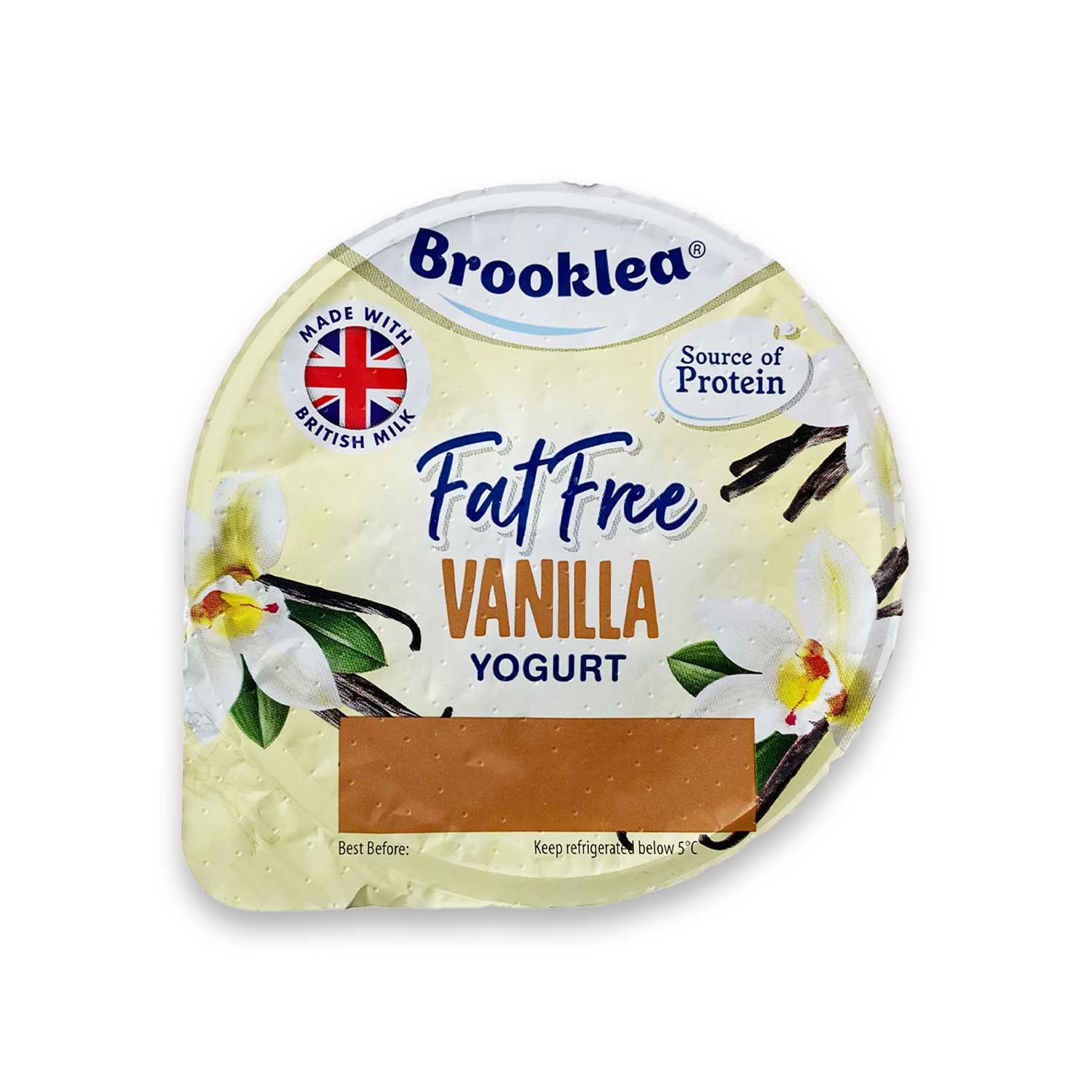 Brooklea Fat Free Vanilla Yogurt 450g | ALDI