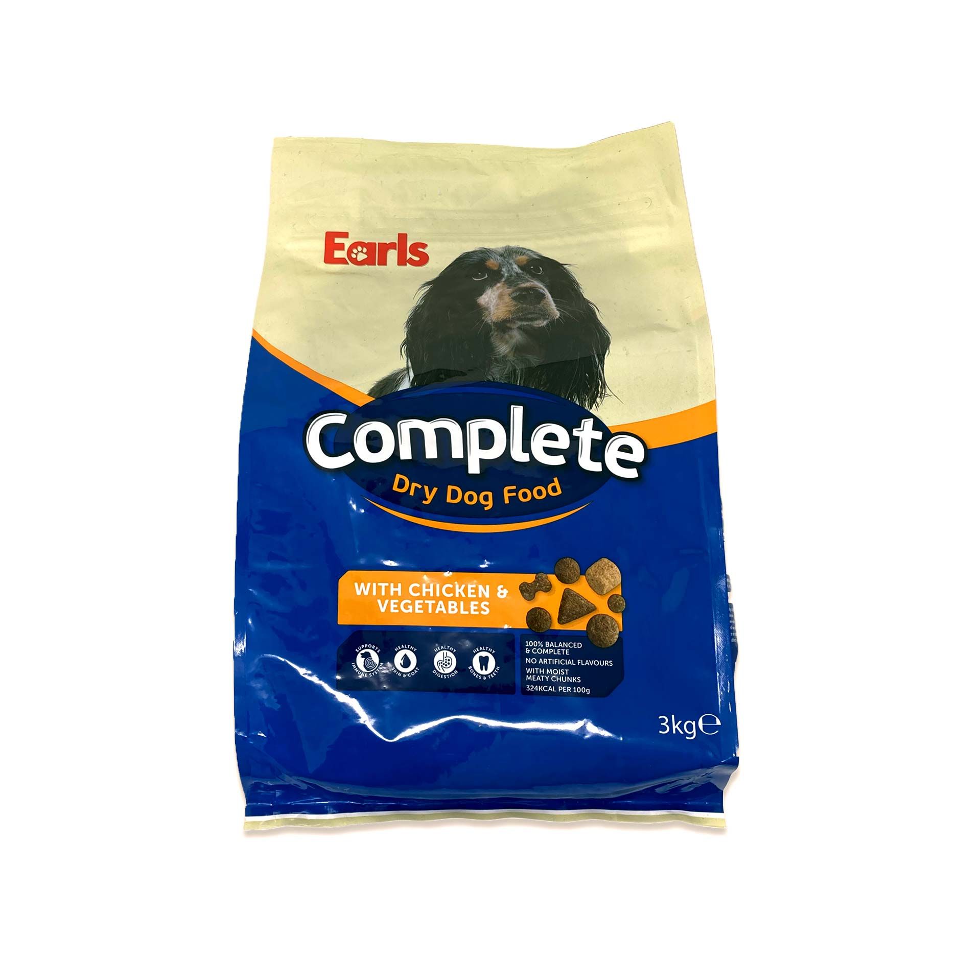 Earls Complete Dry Dog Food With Chicken & Vegetables 3kg ALDI