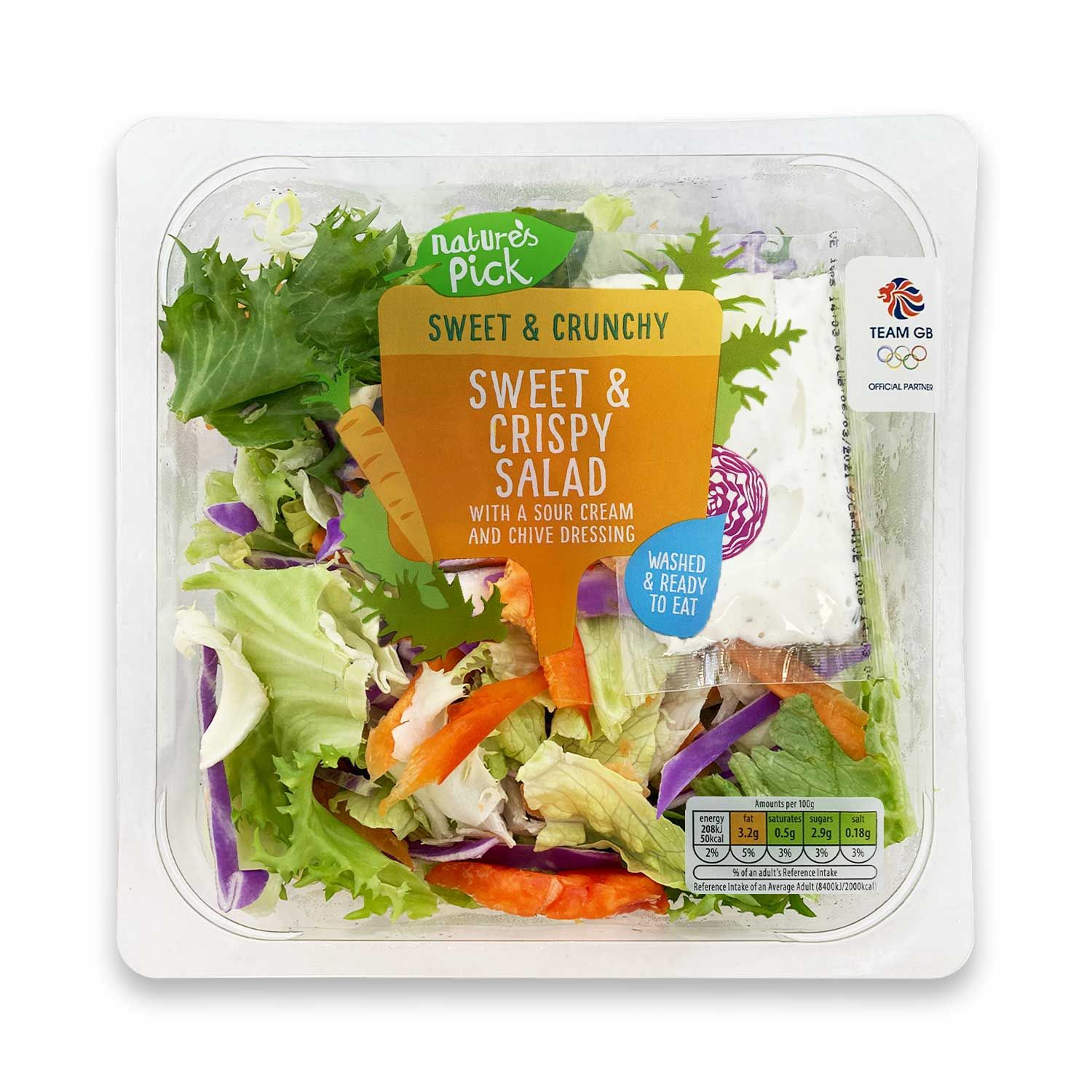 Nature's Pick Sweet & Crispy Salad Bowl 150g ALDI