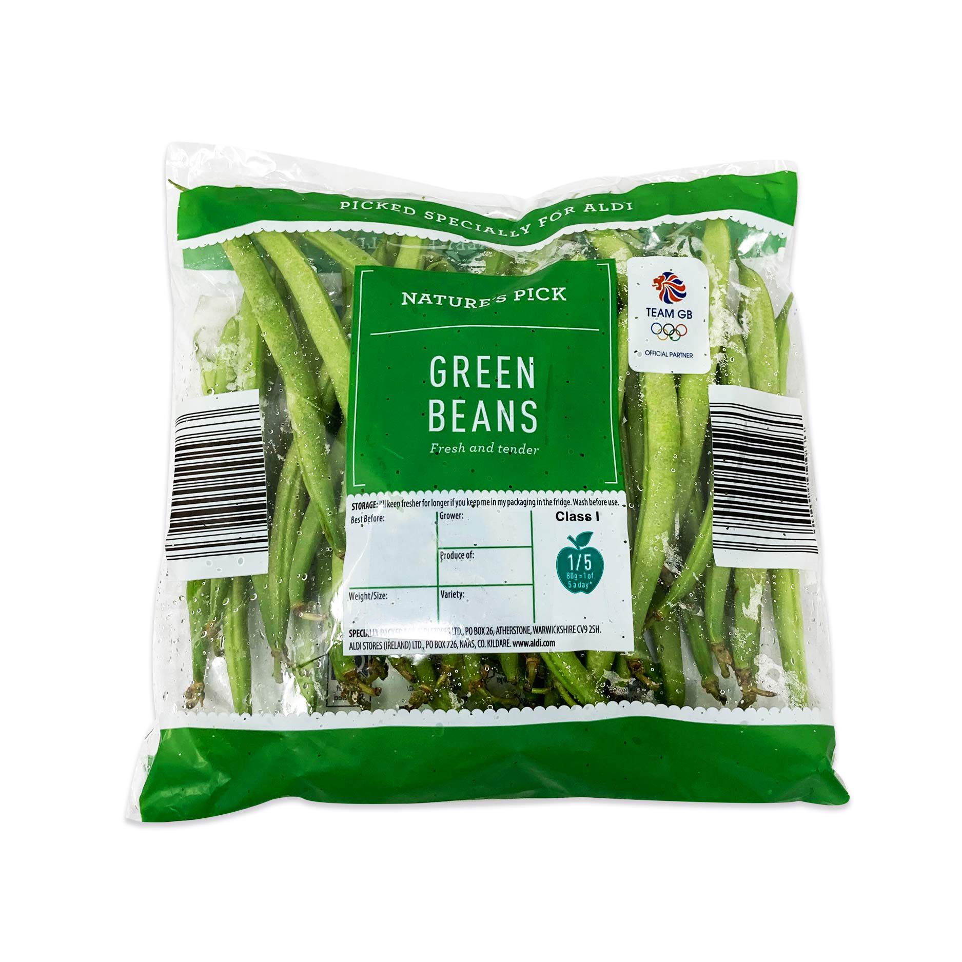 Nature's Pick Green Beans 220g ALDI